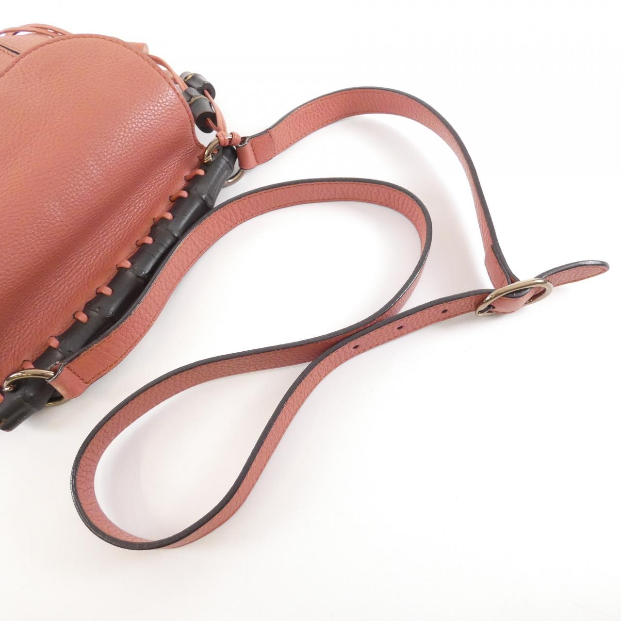 GUCCI 347104 A7M0V Shoulder Bag Leather Black Leather - Thumbnail 4