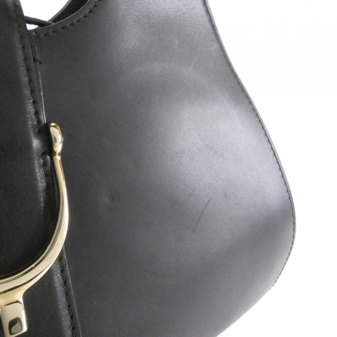 GUCCI 277514 ANK0G Bag Leather 黑色 皮革 中古品B - 縮圖 4