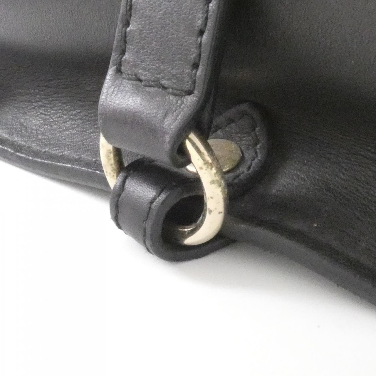 GUCCI 277514 ANK0G Bag Leather 黑色 皮革 中古品B - 縮圖 6