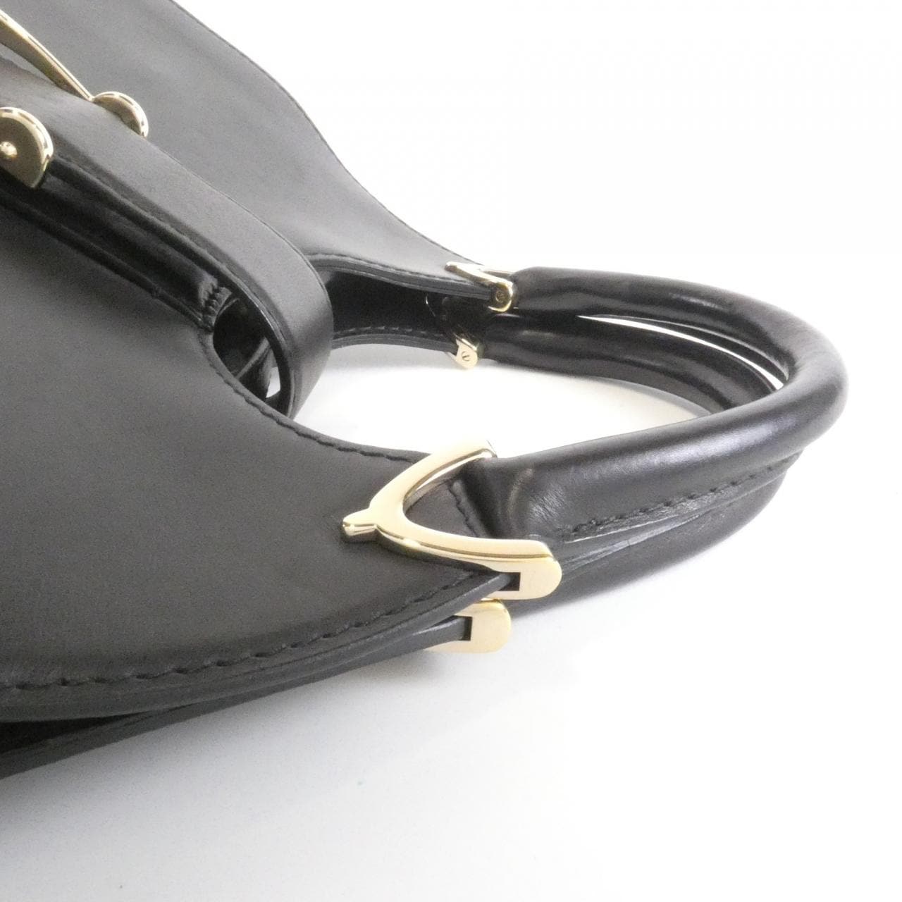 GUCCI 277514 ANK0G Bag Leather 黑色 皮革 中古品B - 縮圖 7