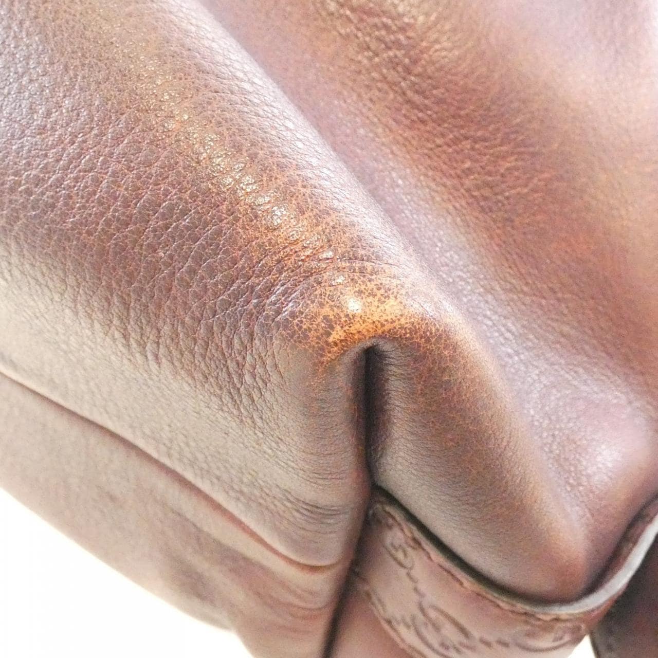 GUCCI 232959 Shoulder Bag Leather 棕色 皮革 中古品B - 縮圖 2