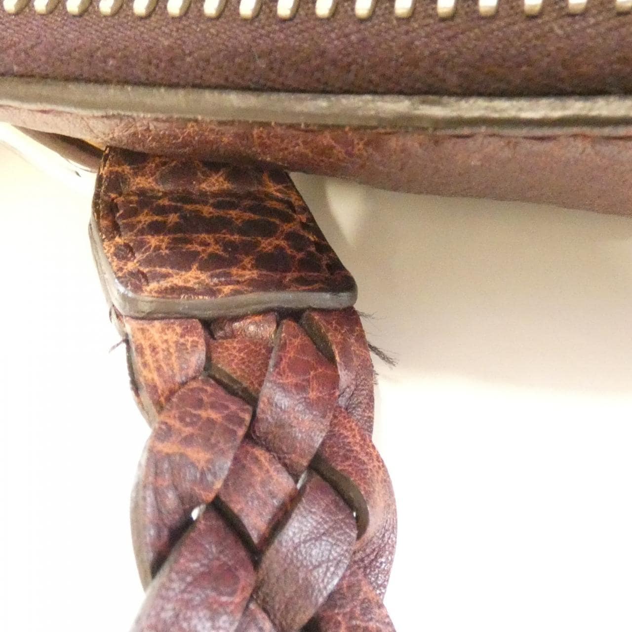 GUCCI 232959 Shoulder Bag Leather 棕色 皮革 中古品B - 縮圖 6