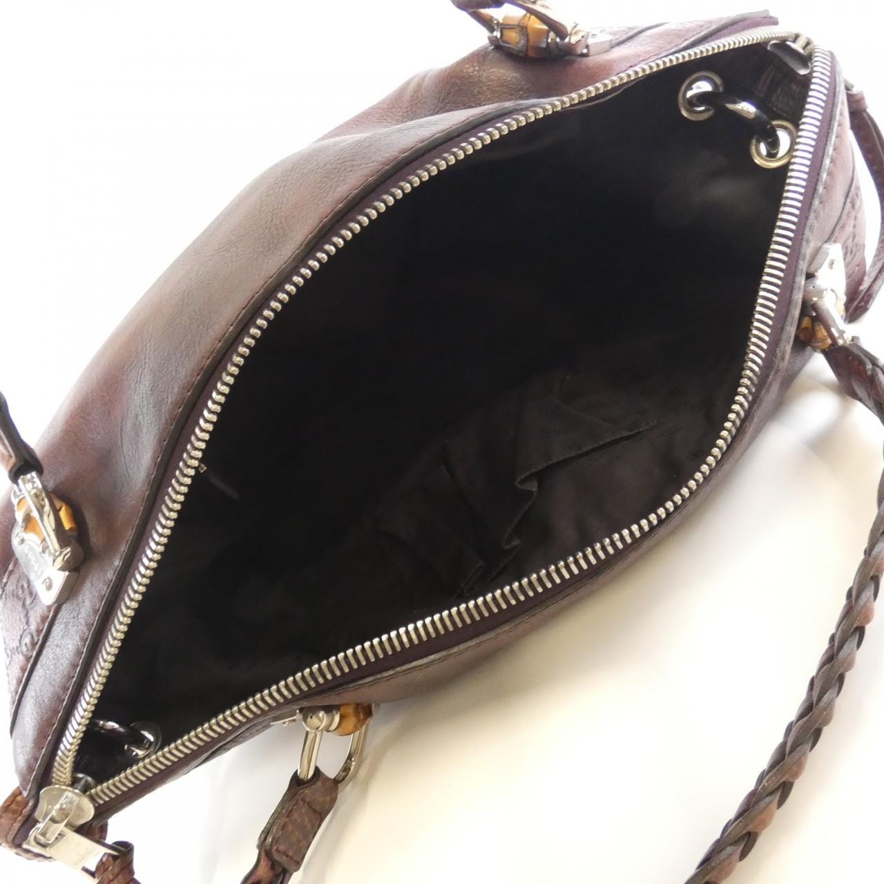 GUCCI 232959 Shoulder Bag Leather 棕色 皮革 中古品B - 縮圖 7