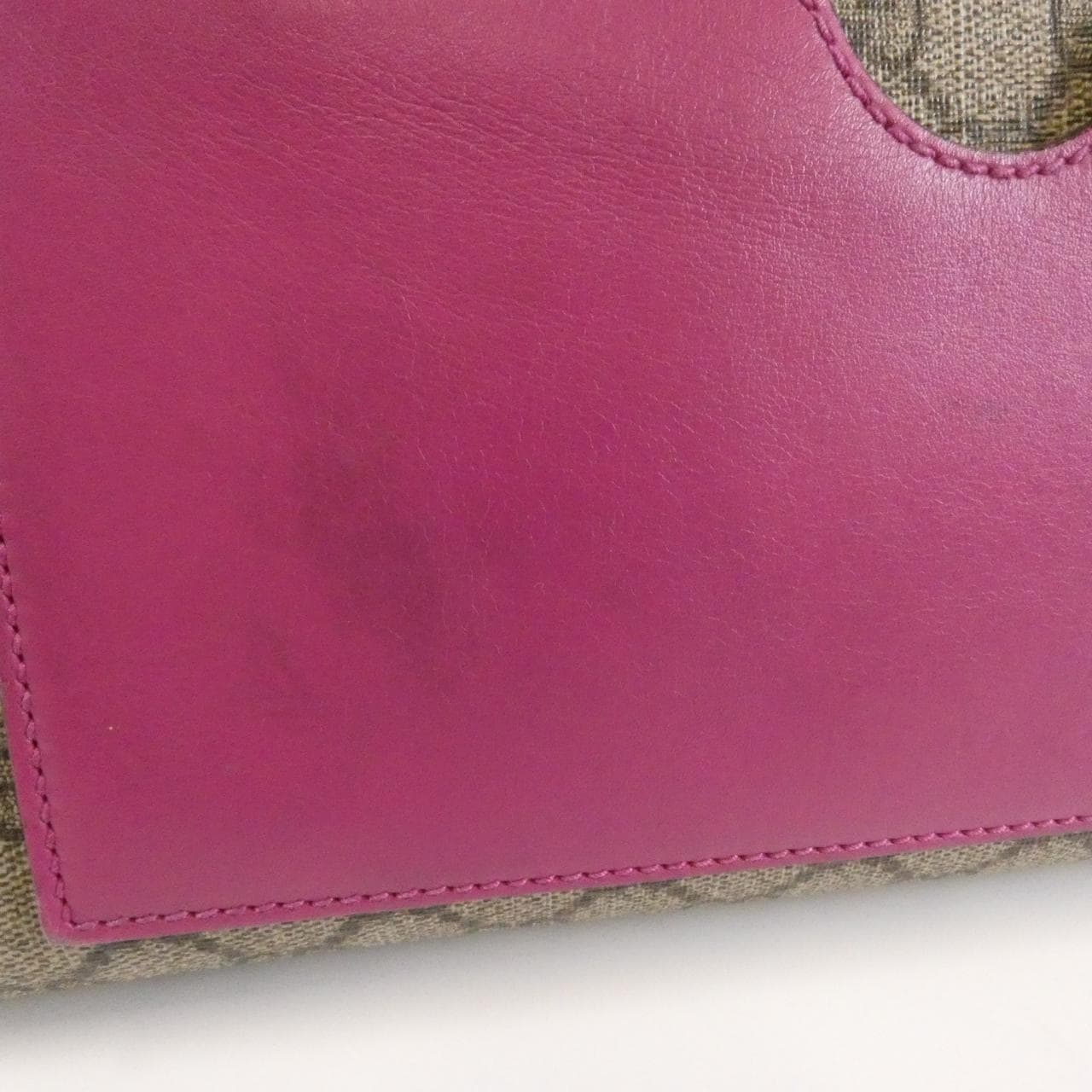 GUCCI 409486 KLQIG Shoulder Bag Canvas 黑色 帆布 中古品B - 縮圖 6