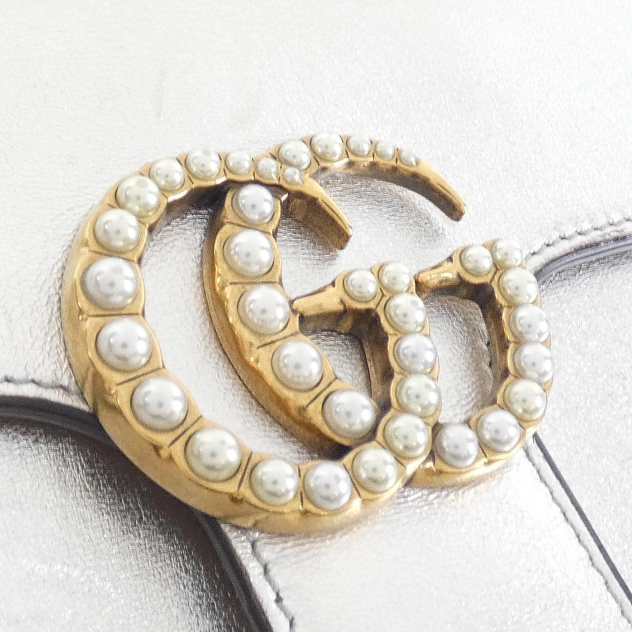 GUCCI 455600 DXAAT Bag Leather 黑色 皮革 中古品B - 縮圖 7