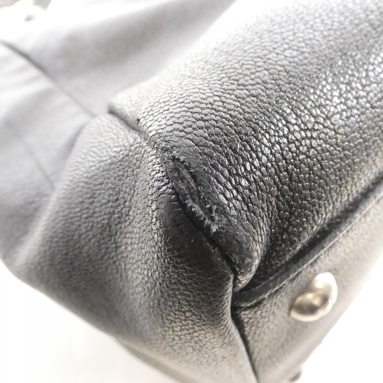 FENDI Peekaboo 8BN210 BL8 Bag Leather Black Leather - Thumbnail 2