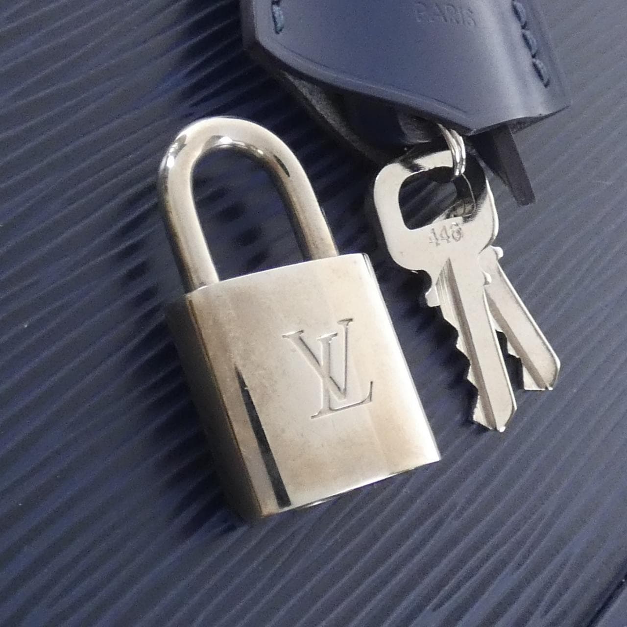 LOUIS VUITTON Alma M40628 Bag Epi Blue Epi - Thumbnail 6