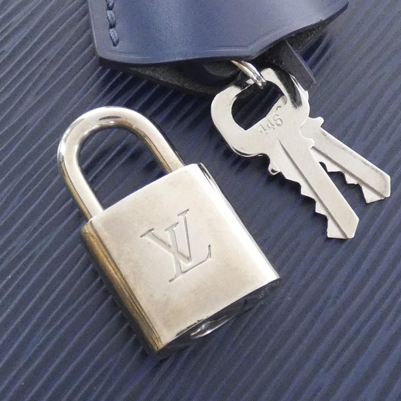 LOUIS VUITTON Alma M40628 Bag Epi Blue Epi - Thumbnail 10