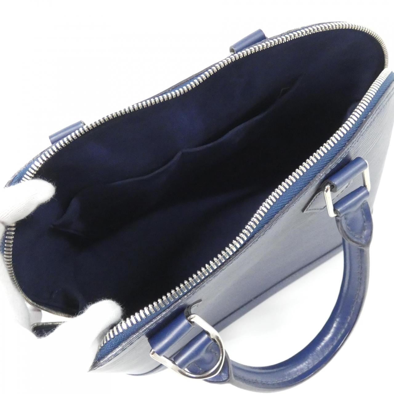 LOUIS VUITTON Alma M40620 Bag Epi Blue Epi - Thumbnail 8