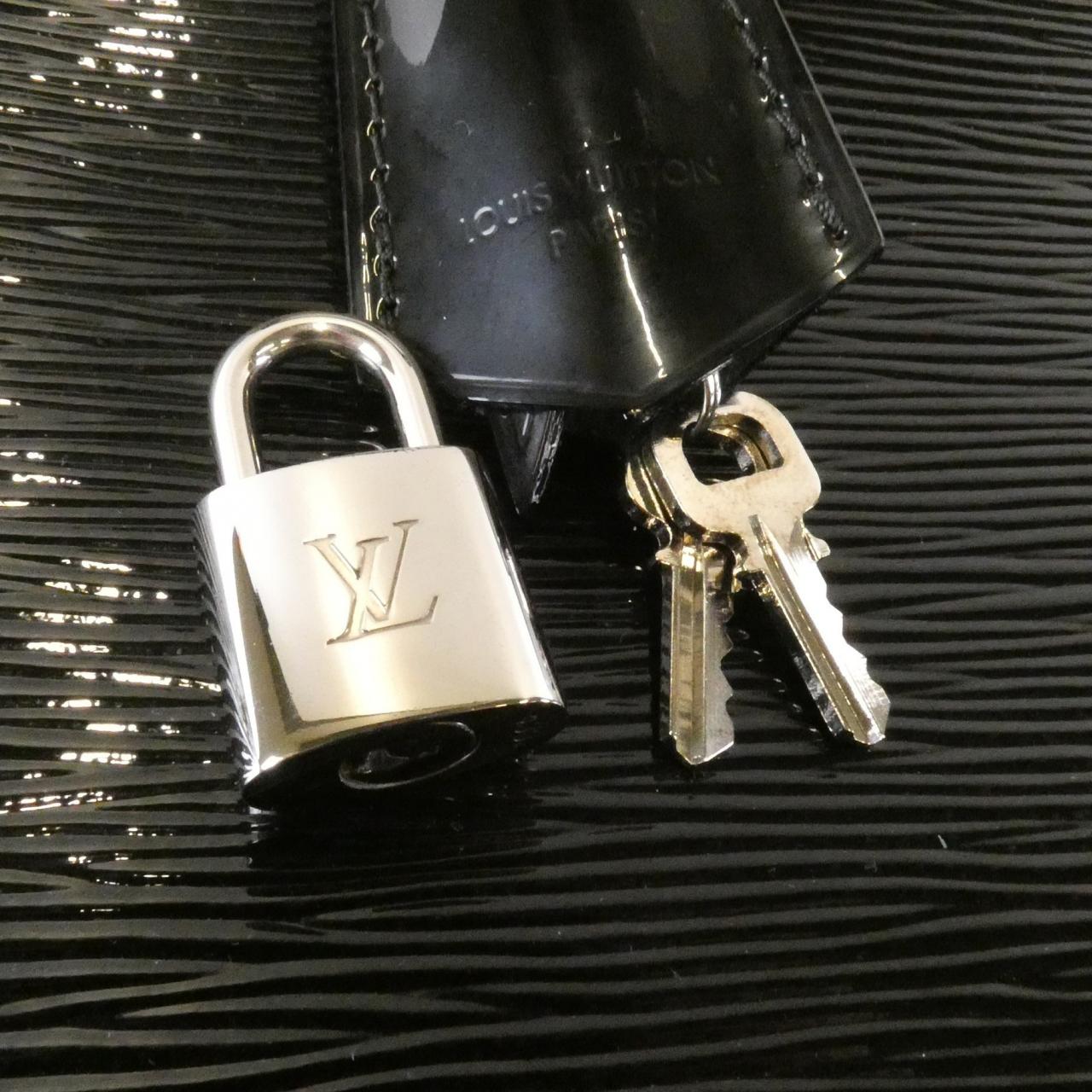 LOUIS VUITTON Alma M4032N Bag Epi Black Epi Rank A - Thumbnail 4