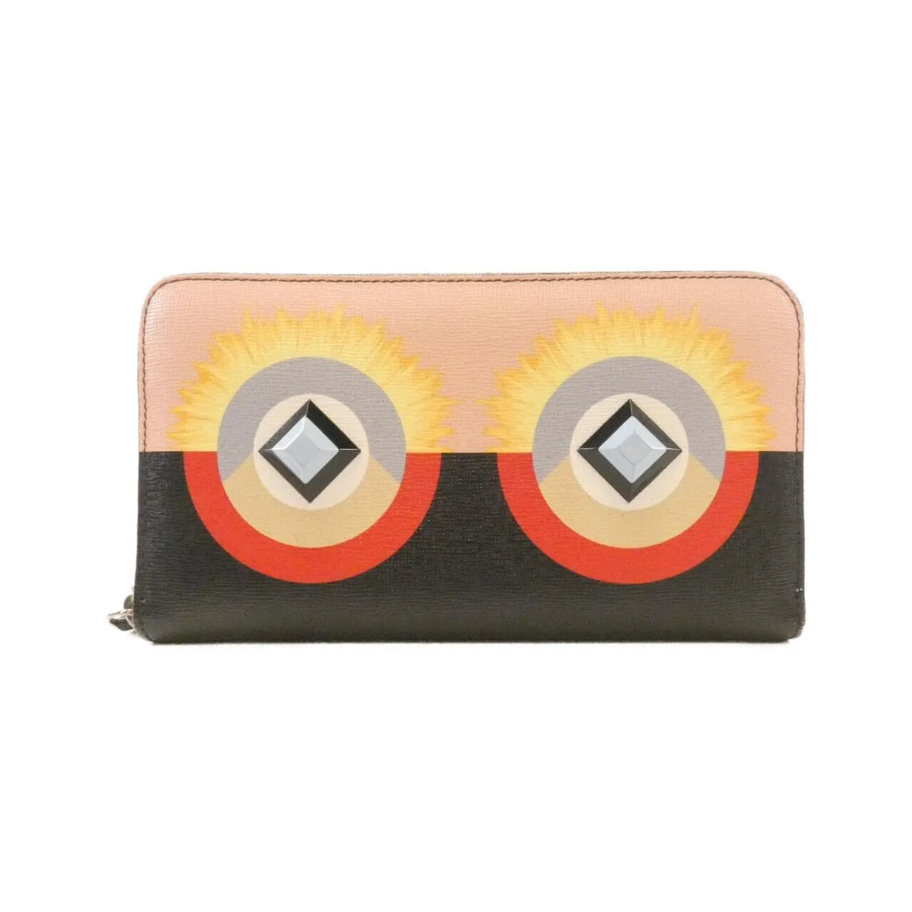 FENDI 8M0299 SQT Wallet Leather
