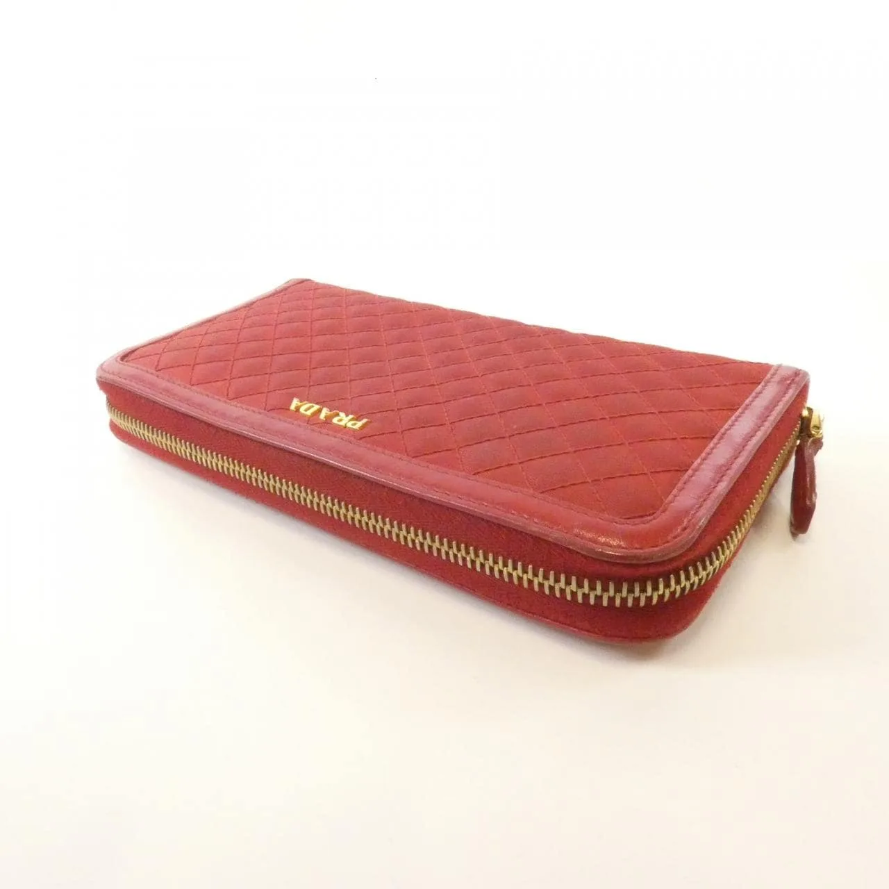 PRADA 1M0506 Wallet 黑色 中古品B - 縮圖 3