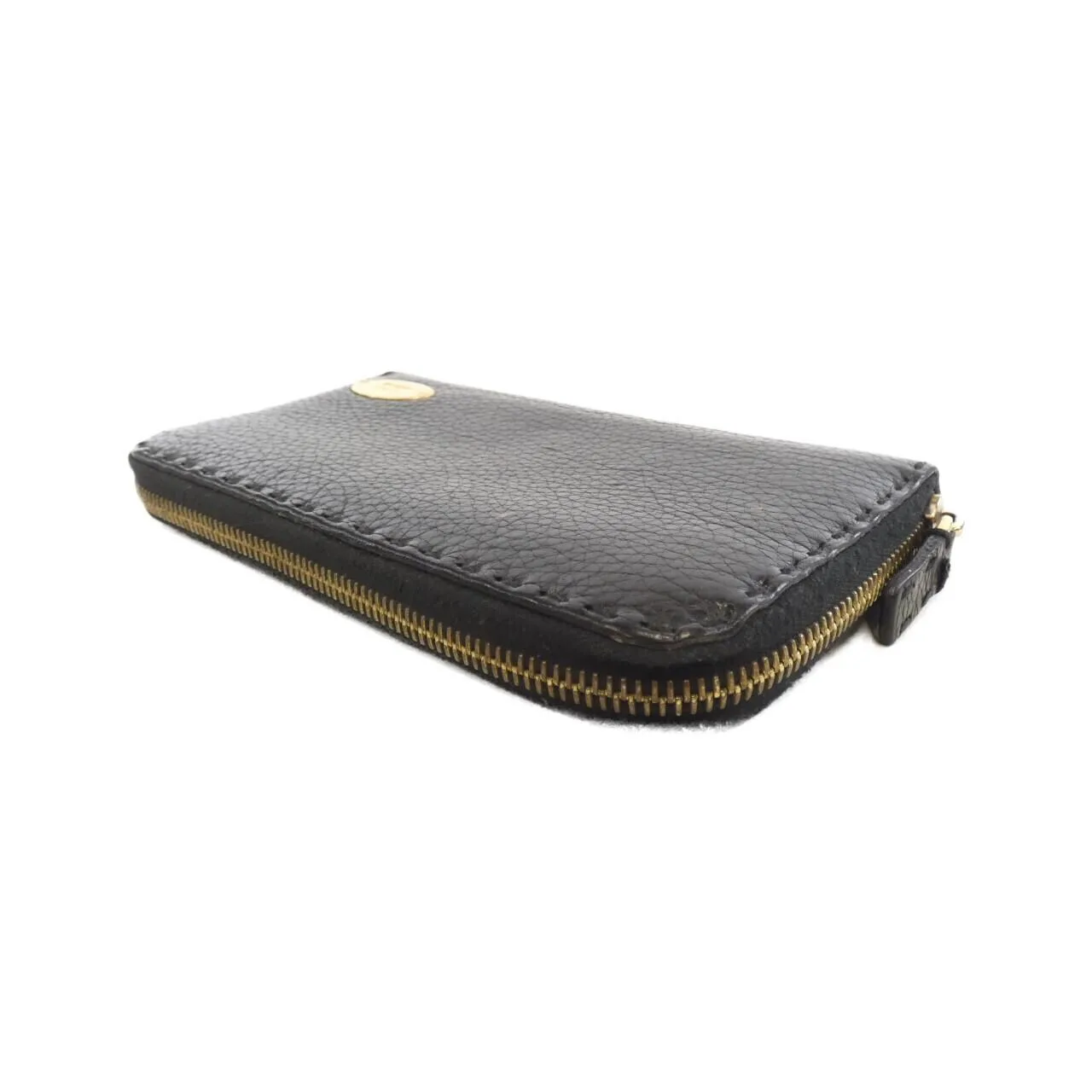 FENDI 8M0024 YF4 Wallet Leather Black Leather Rank B - Thumbnail 3