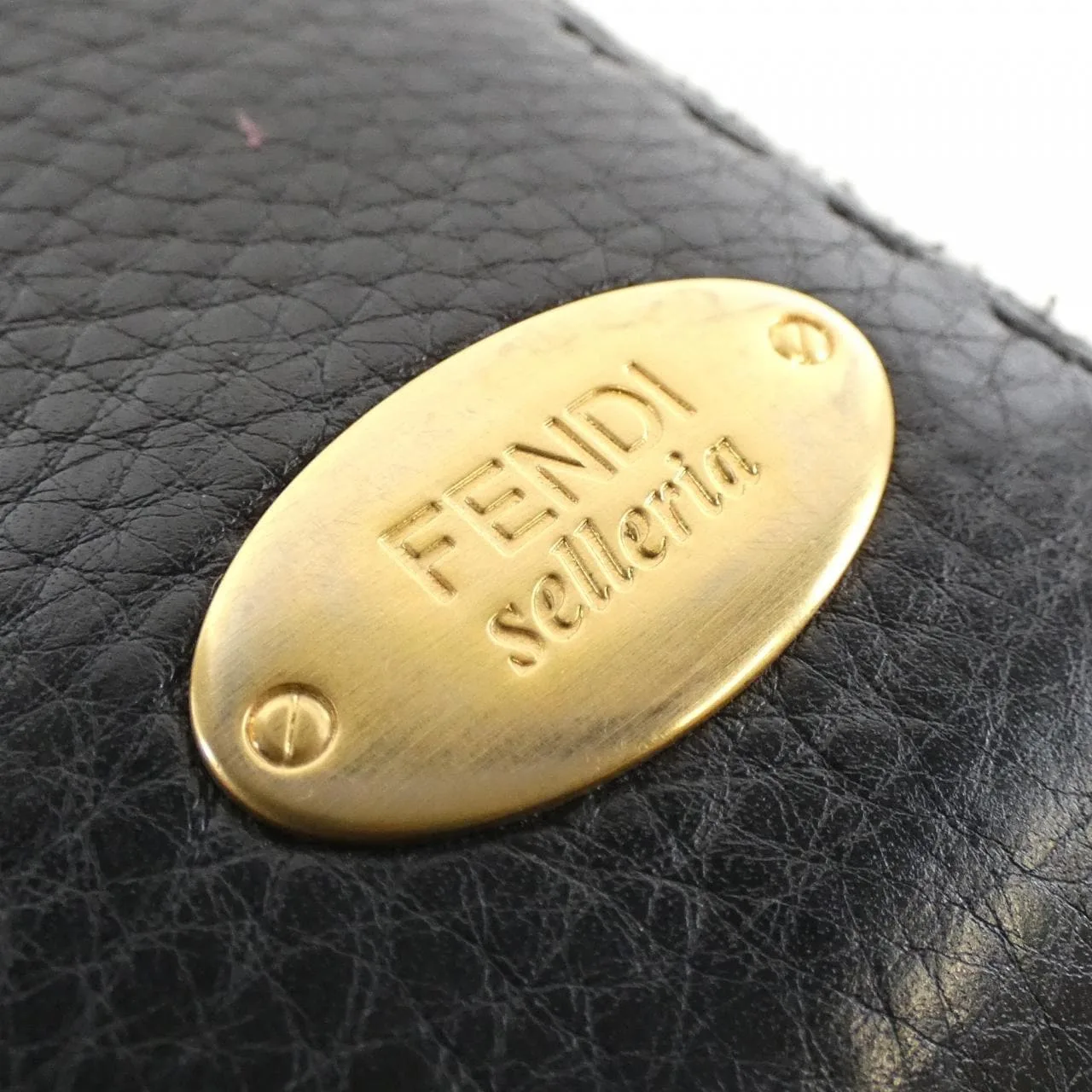 FENDI 8M0024 YF4 Wallet Leather Black Leather Rank B - Thumbnail 4