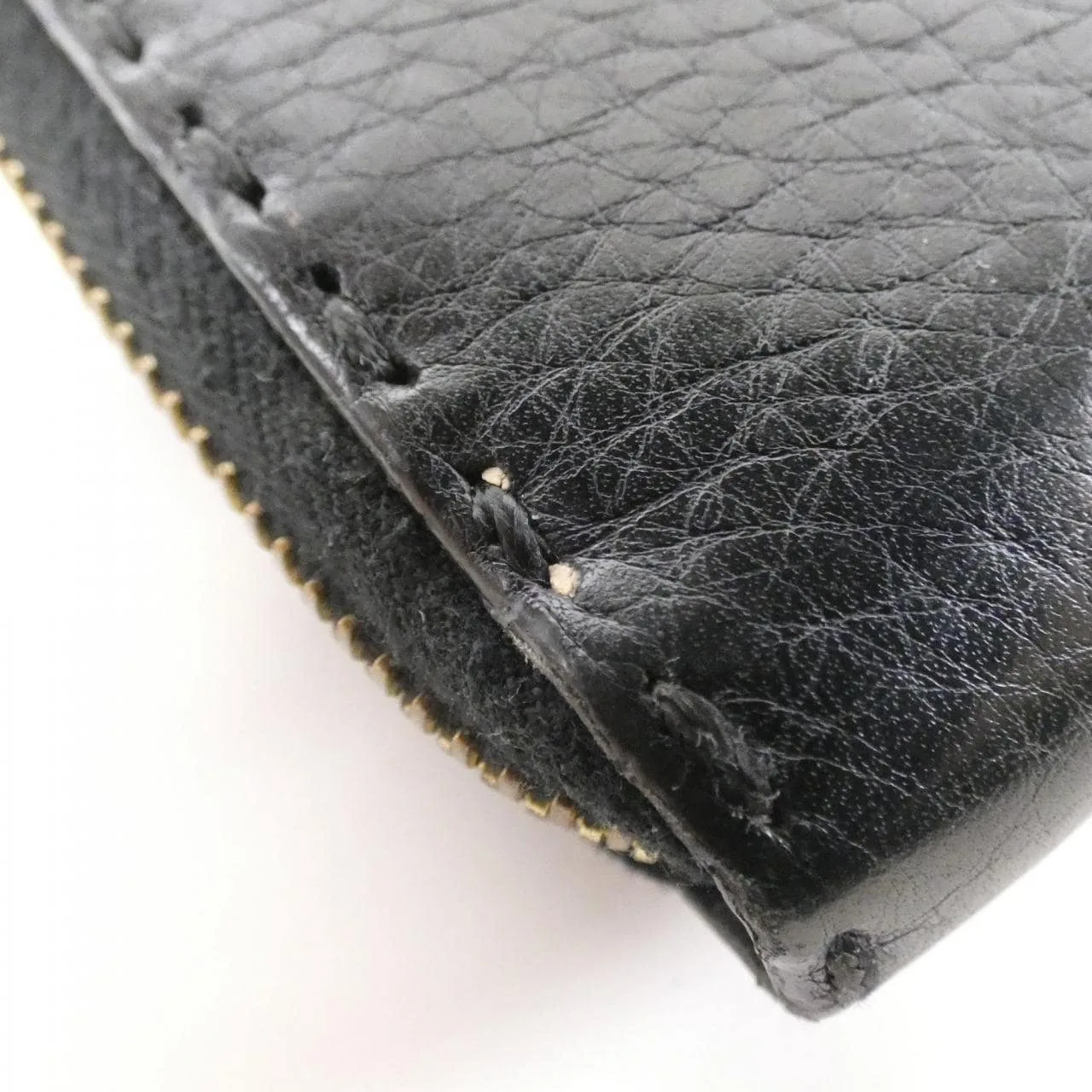 FENDI 8M0024 YF4 Wallet Leather Black Leather Rank B - Thumbnail 6