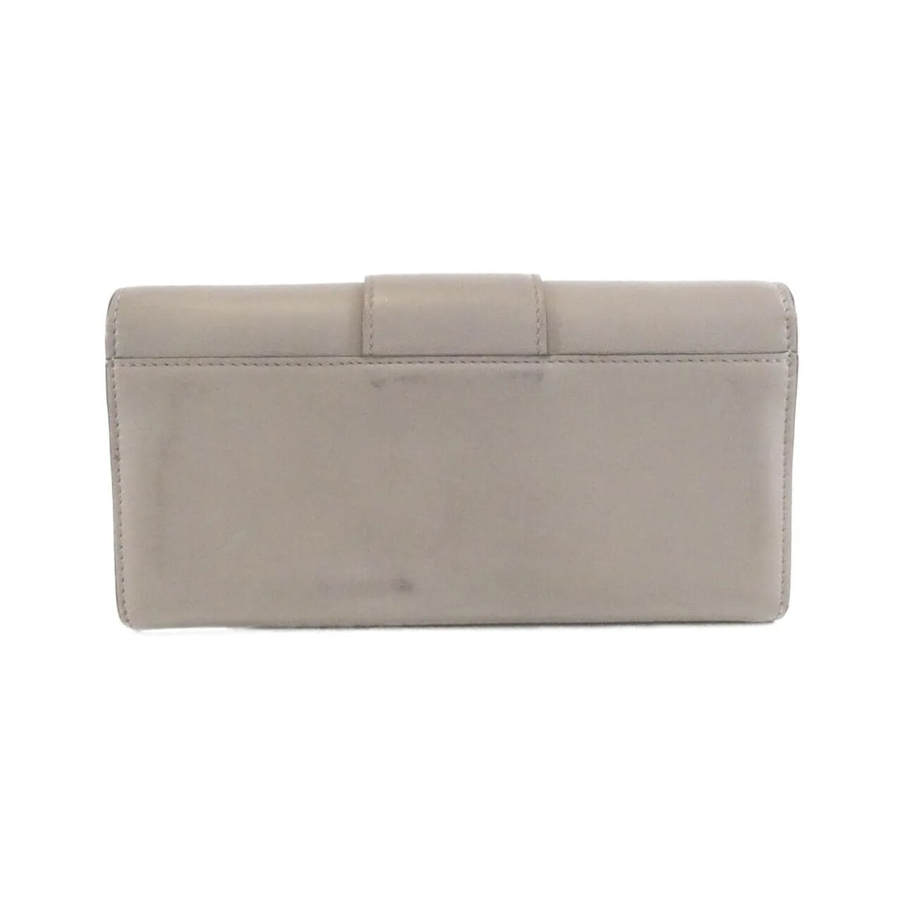 GUCCI 369661 Wallet Leather 灰色 皮革 中古品B - 縮圖 2