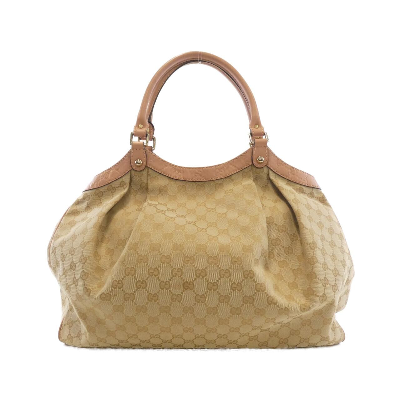 GUCCI 211943 Shoulder Bag Canvas 米色 帆布 - 縮圖 2