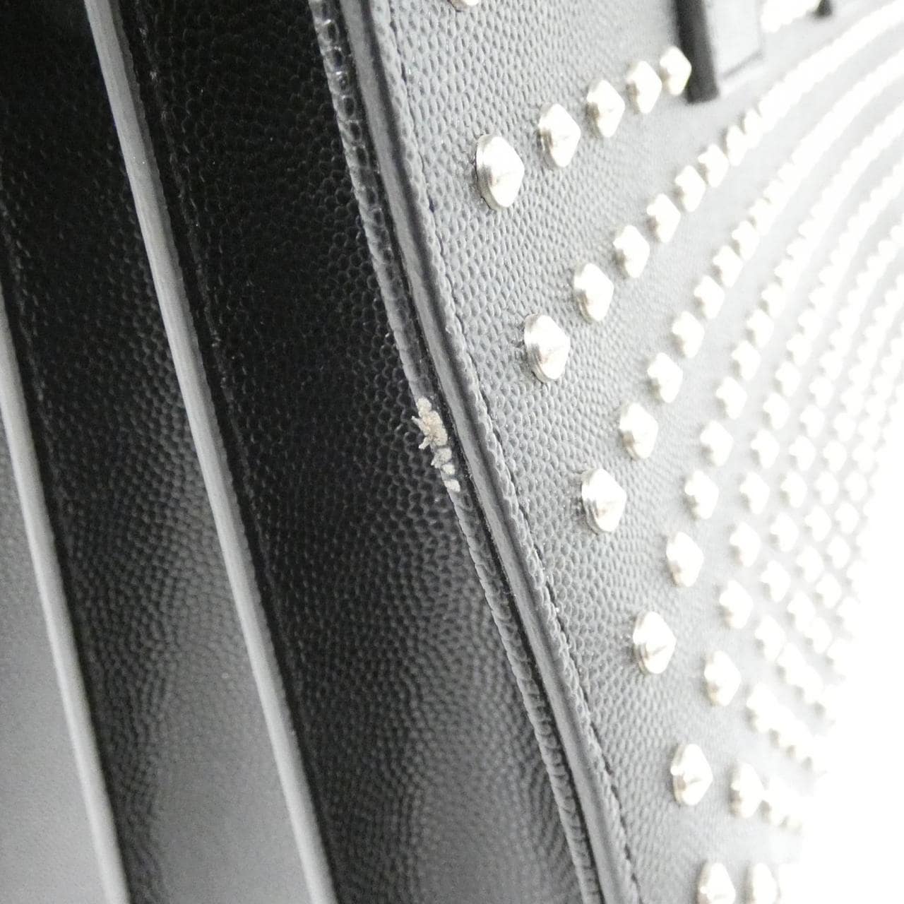 SAINT LAURENT Sac de Jour 355154 BOW52 Bag Leather Black Leather - Thumbnail 3