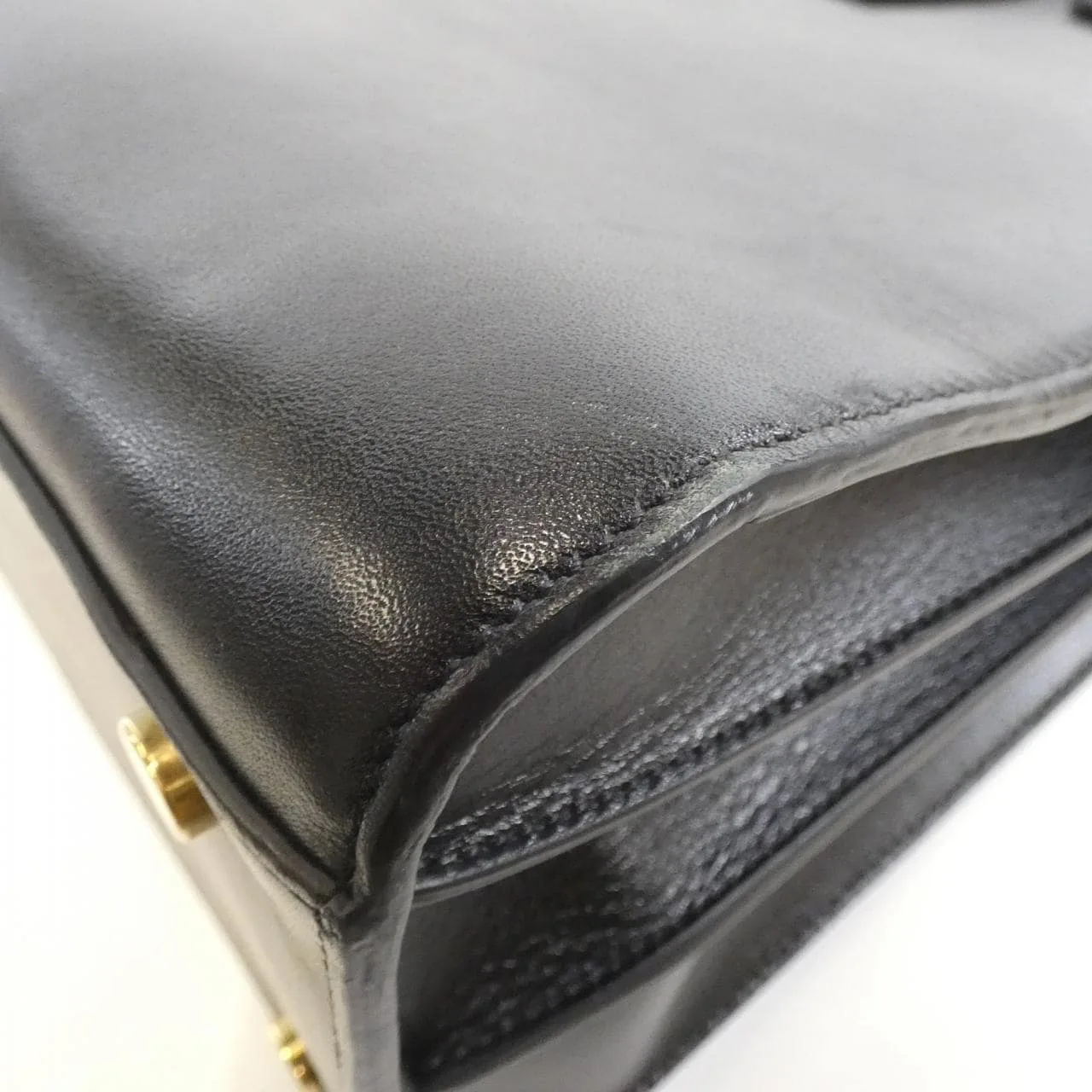 SAINT LAURENT Sac de Jour 355153 BOO0J Handbag 黑色 中古品B - 縮圖 3