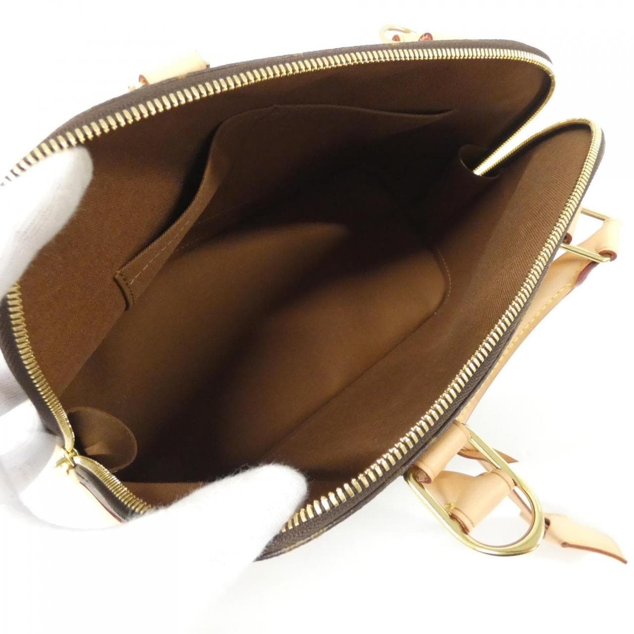 LOUIS VUITTON Alma M53151 Bag Monogram Black Monogram - Thumbnail 6