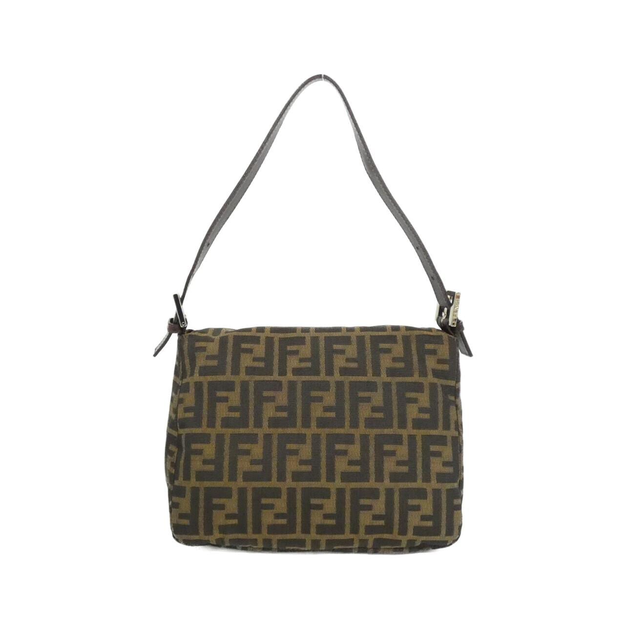 FENDI 26426 Shoulder Bag Canvas Black Canvas - Thumbnail 2