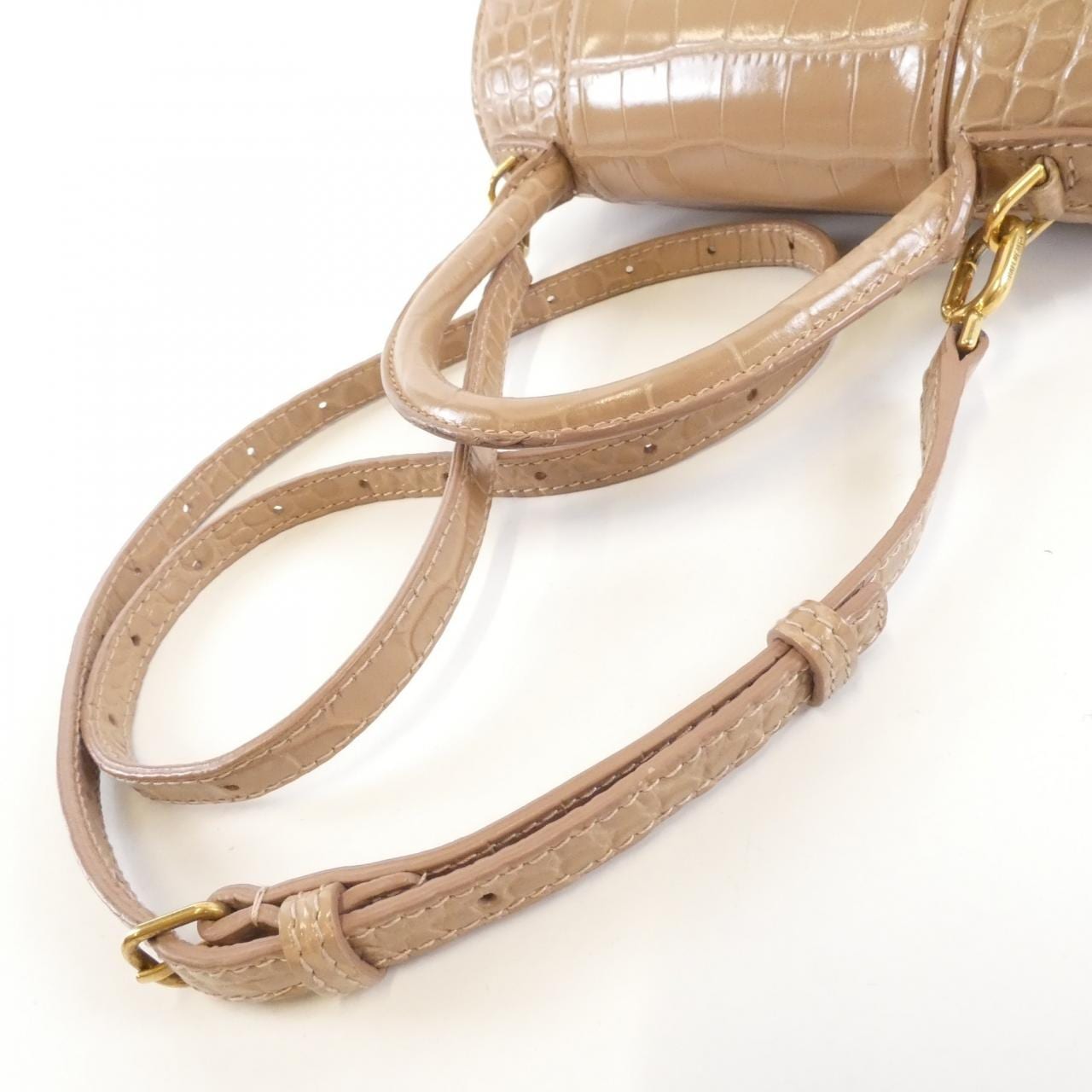 BALENCIAGA Hourglass 593546 1LRGM Bag Black - Thumbnail 7