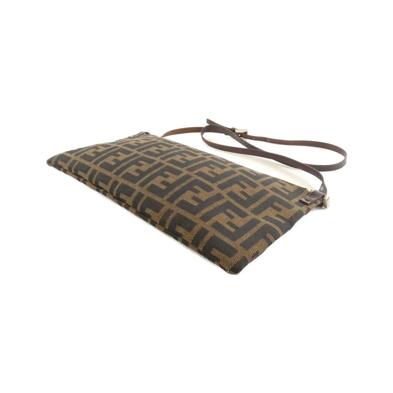 FENDI 16330 Shoulder Canvas 黑色 帆布 中古品B - 縮圖 3