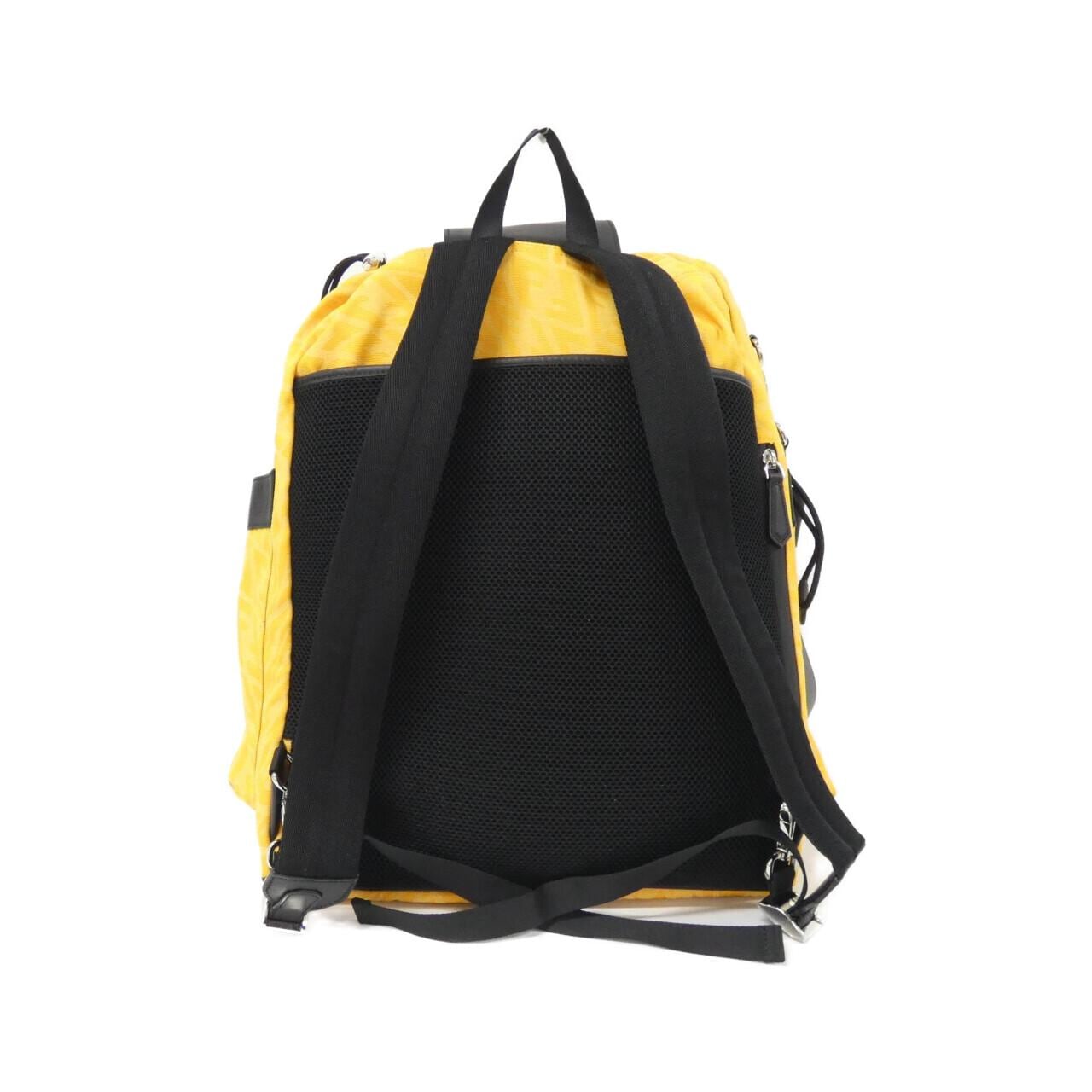 FENDI 7VZ056 AG0K Backpack Canvas Black Canvas Rank A - Thumbnail 2