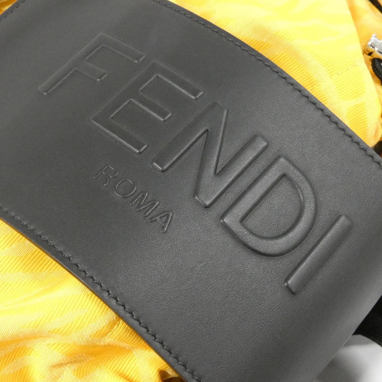FENDI 7VZ056 AG0K Backpack Canvas Black Canvas Rank A - Thumbnail 5
