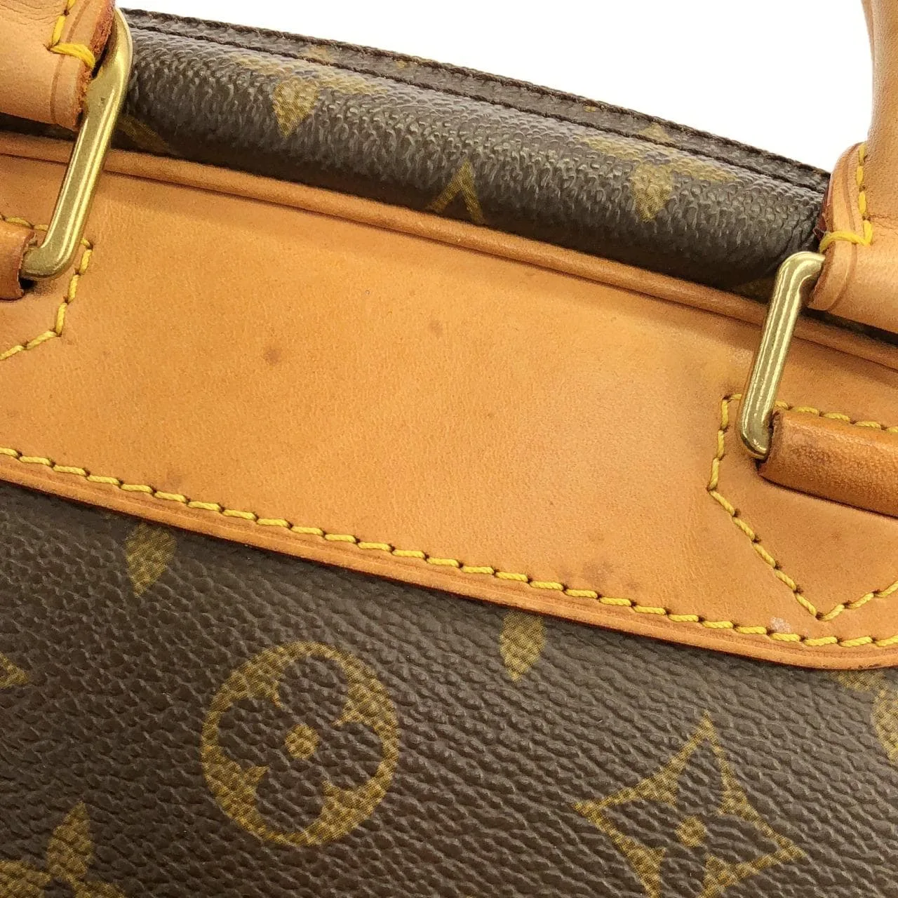 LOUIS VUITTON M42228 Handbag Monogram 黑色 Monogram 中古品B - 縮圖 4