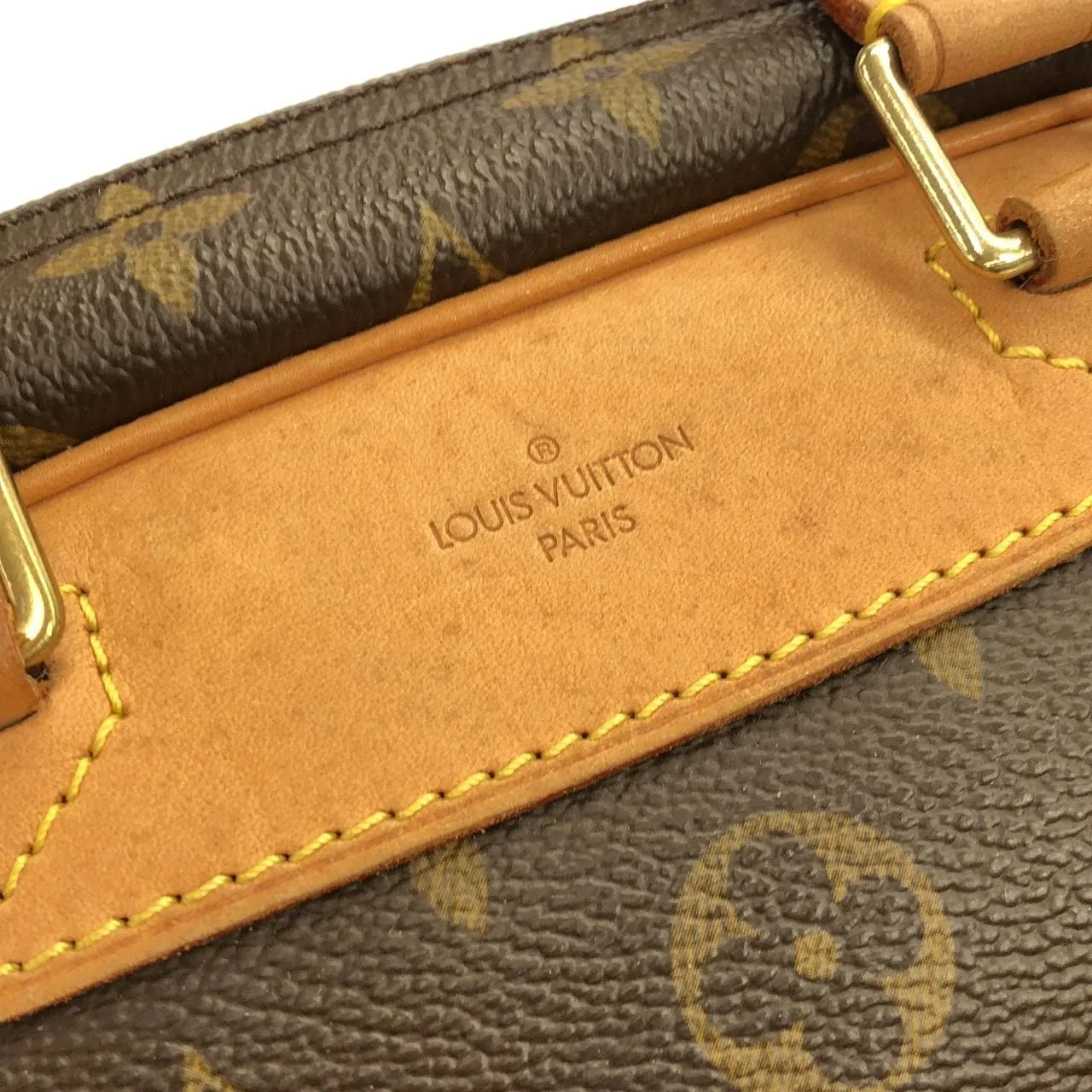 LOUIS VUITTON M42228 Handbag Monogram 黑色 Monogram 中古品B - 縮圖 6