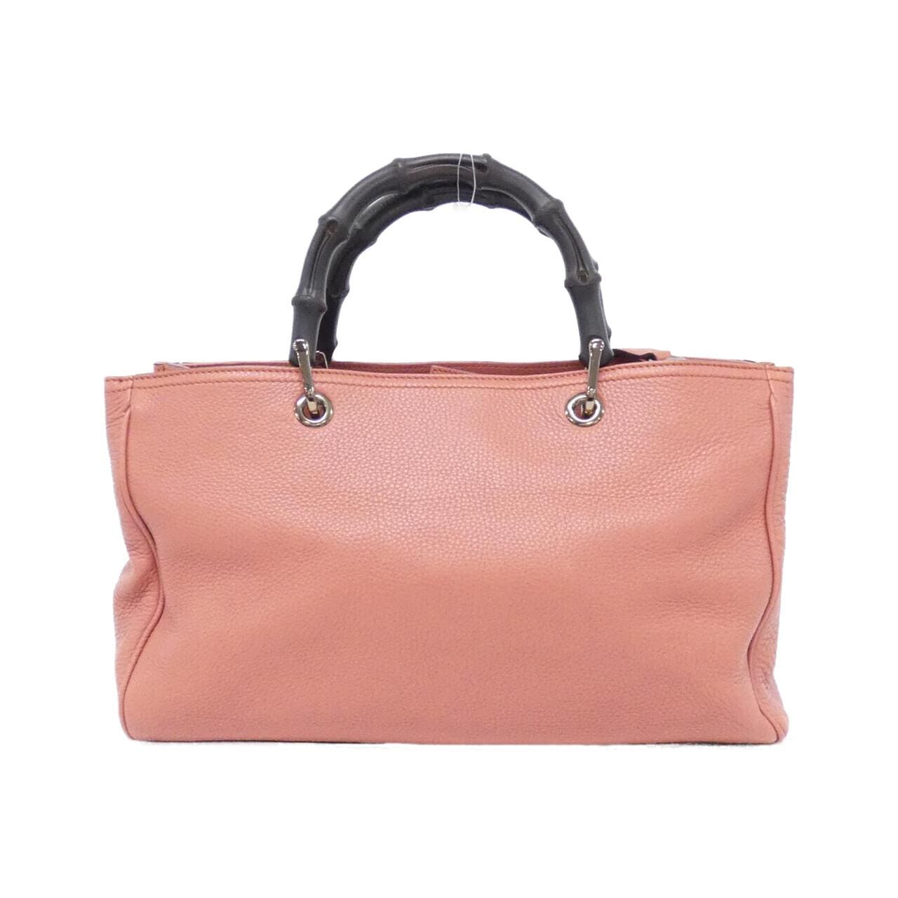 GUCCI Bamboo Shopper 323660 Bag Leather 黑色 皮革 中古品A - 縮圖 2