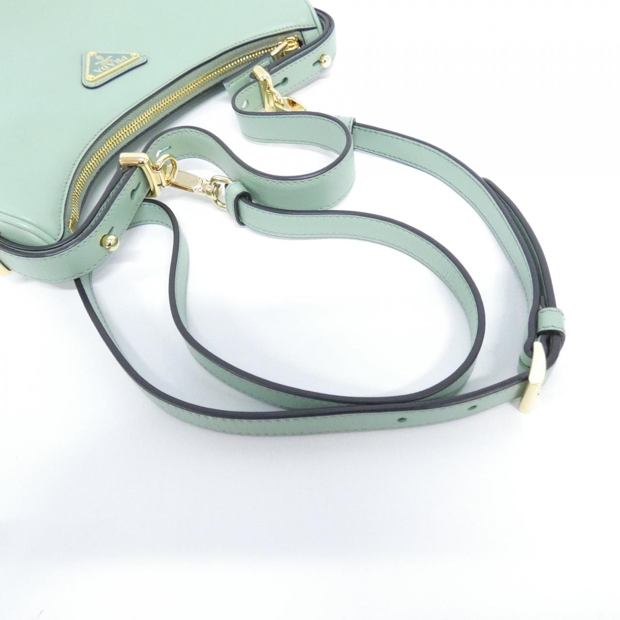 PRADA 1BC194 Shoulder Bag 黑色 中古品A - 縮圖 7