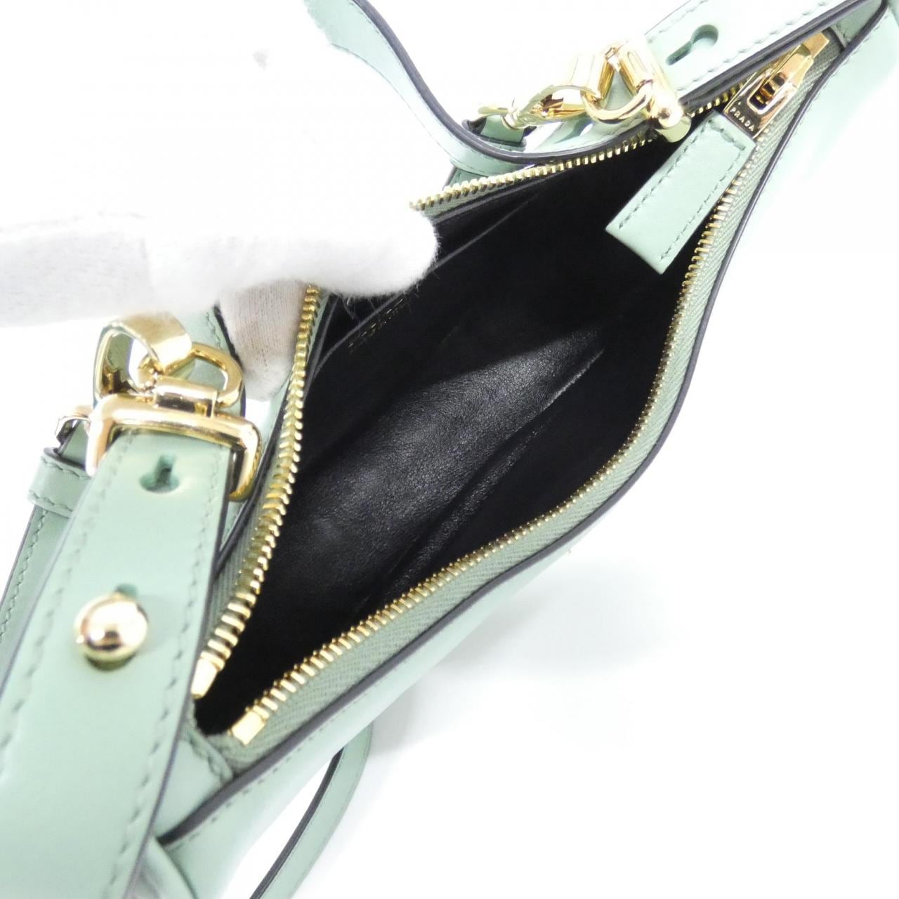 PRADA 1BC194 Shoulder Bag 黑色 中古品A - 縮圖 8