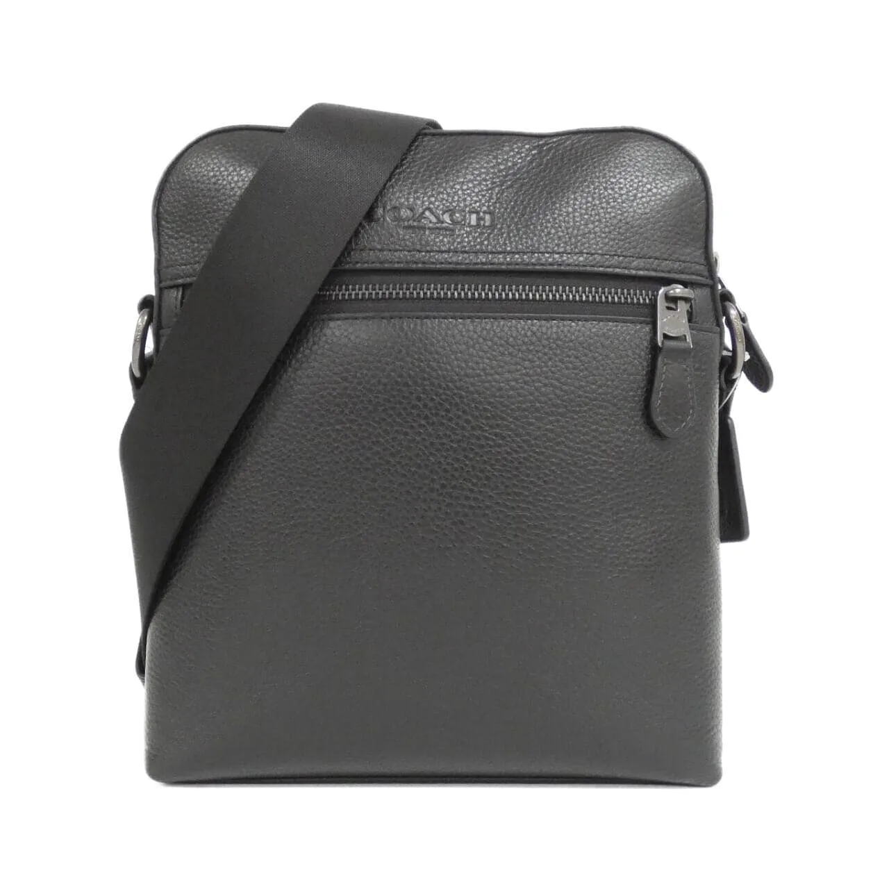 COACH 4011 肩背包 皮革 Black