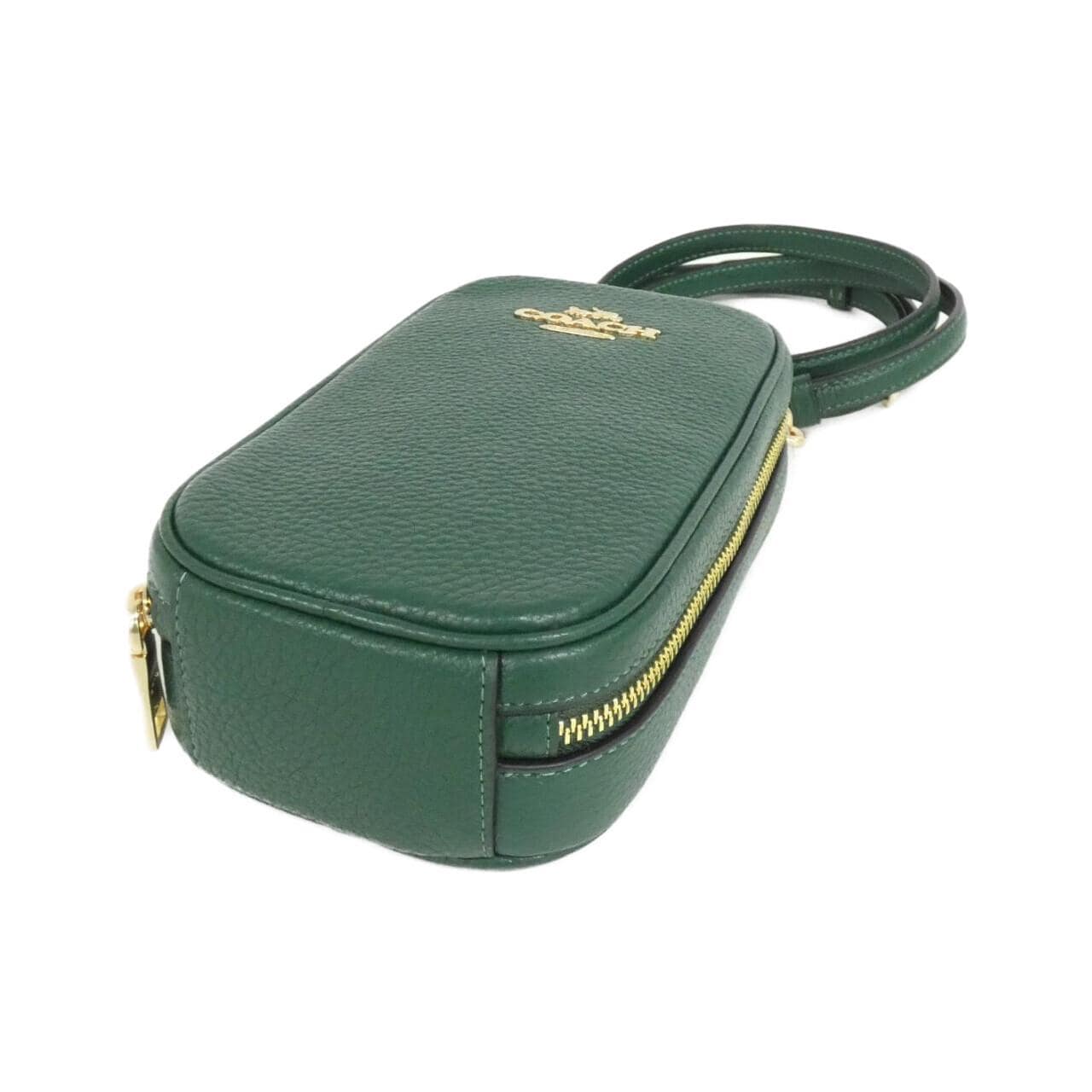 COACH CB854 Shoulder Bag Leather Black Leather New - Thumbnail 3