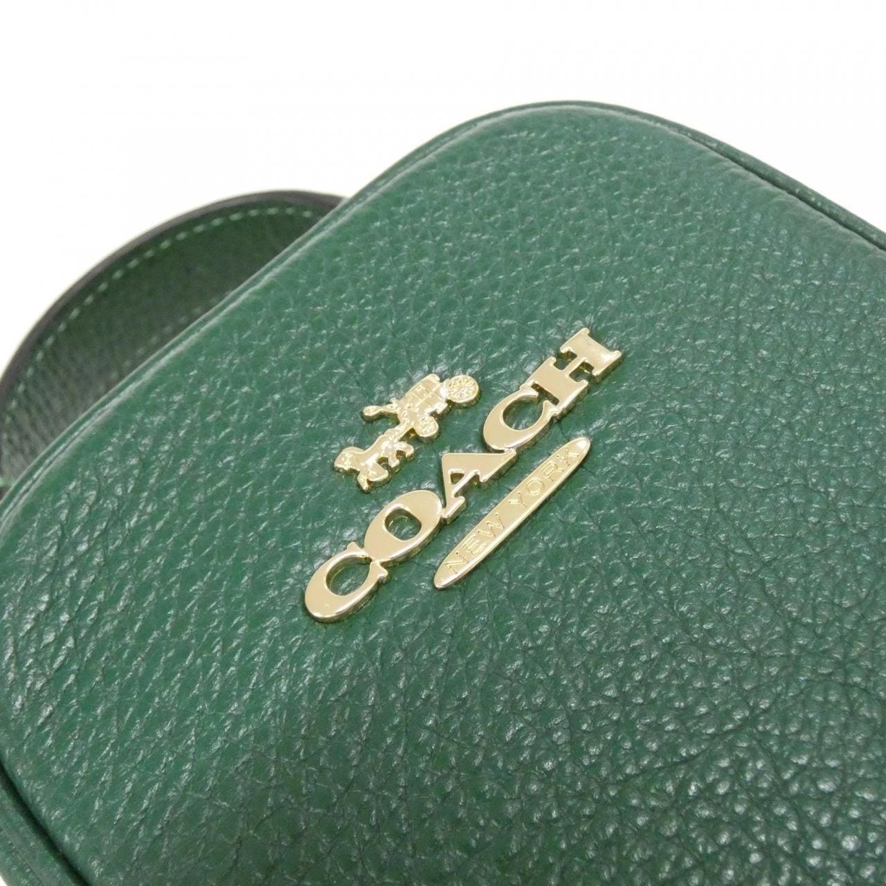 COACH CB854 Shoulder Bag Leather Black Leather New - Thumbnail 4