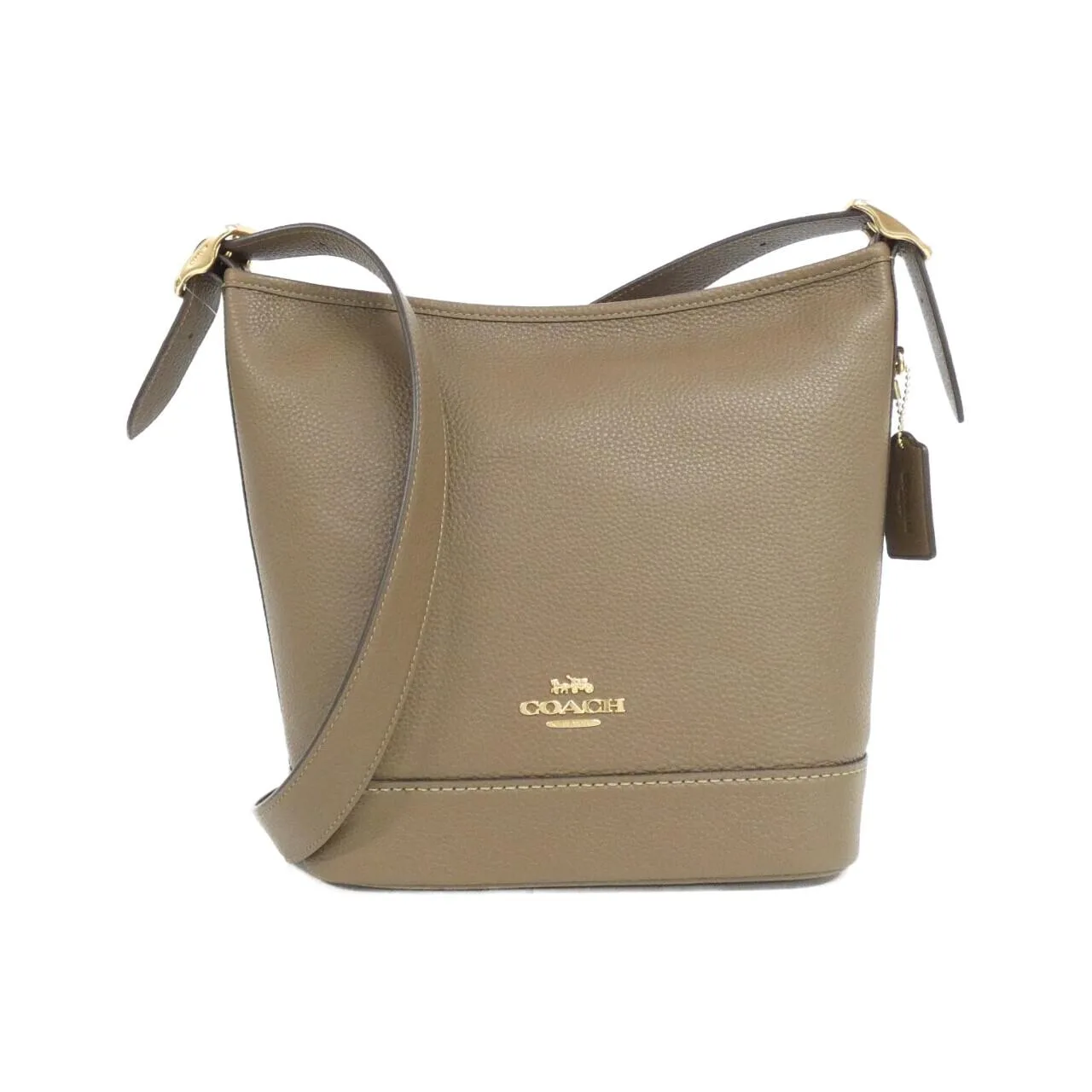 COACH CBH18 Shoulder Leather Black