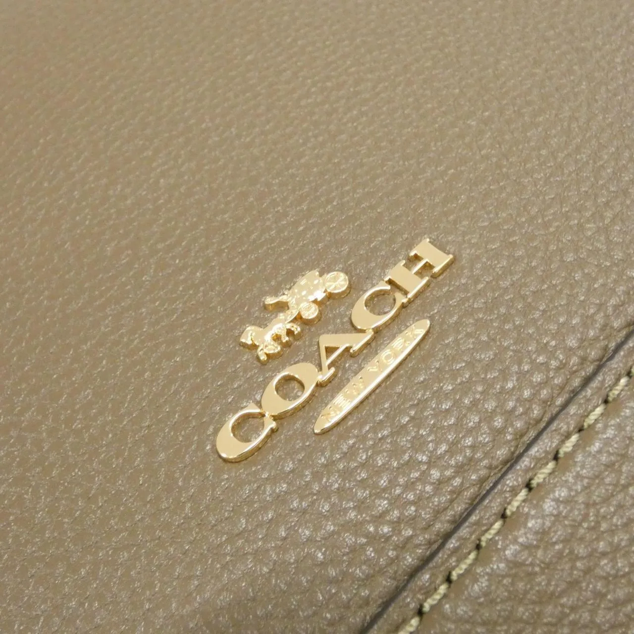 COACH CBH18 Shoulder Leather 黑色 皮革 新品 - 縮圖 4