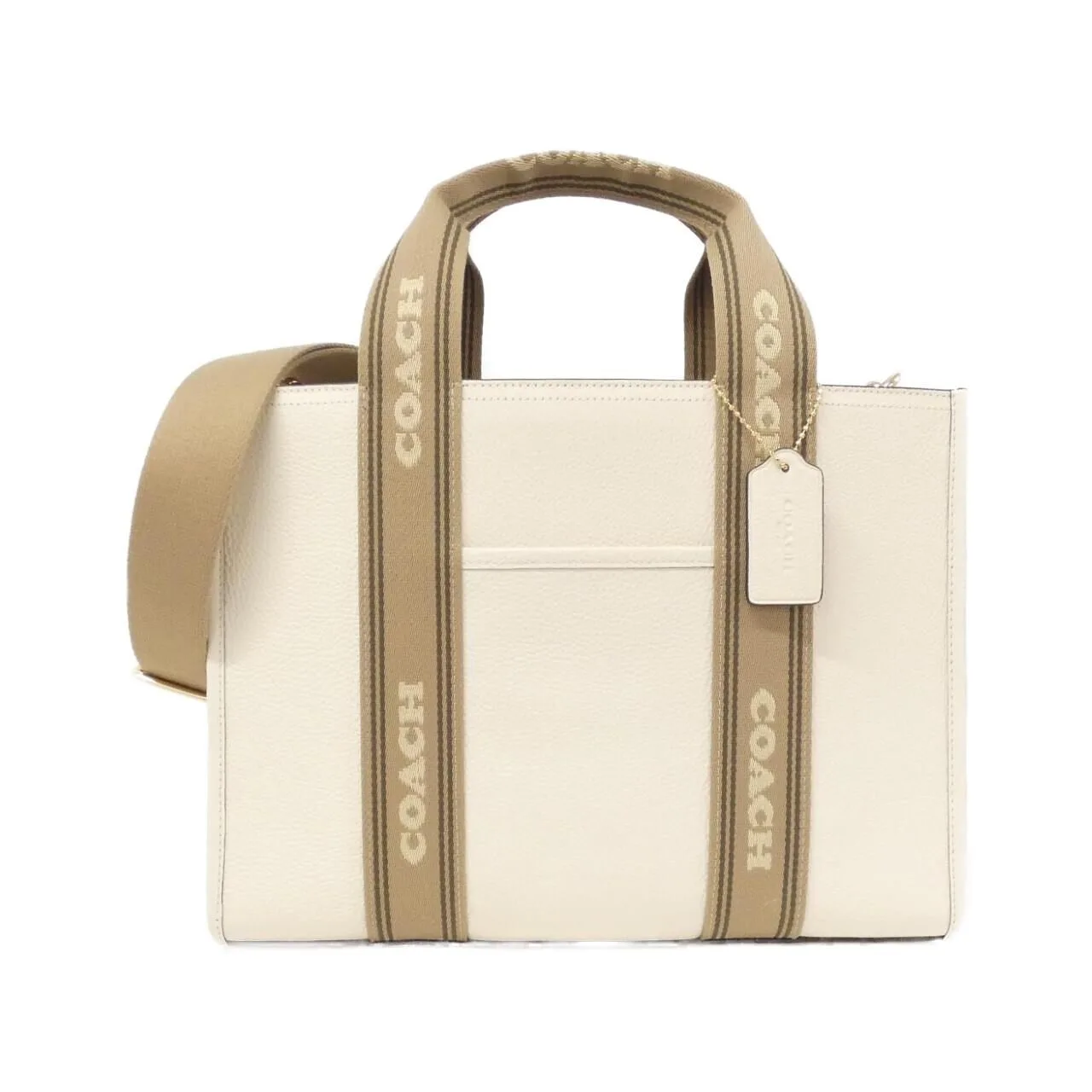 COACH CBM10 Handbag Leather Black