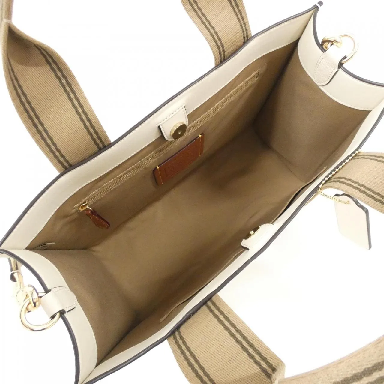 COACH CBM10 Handbag Leather