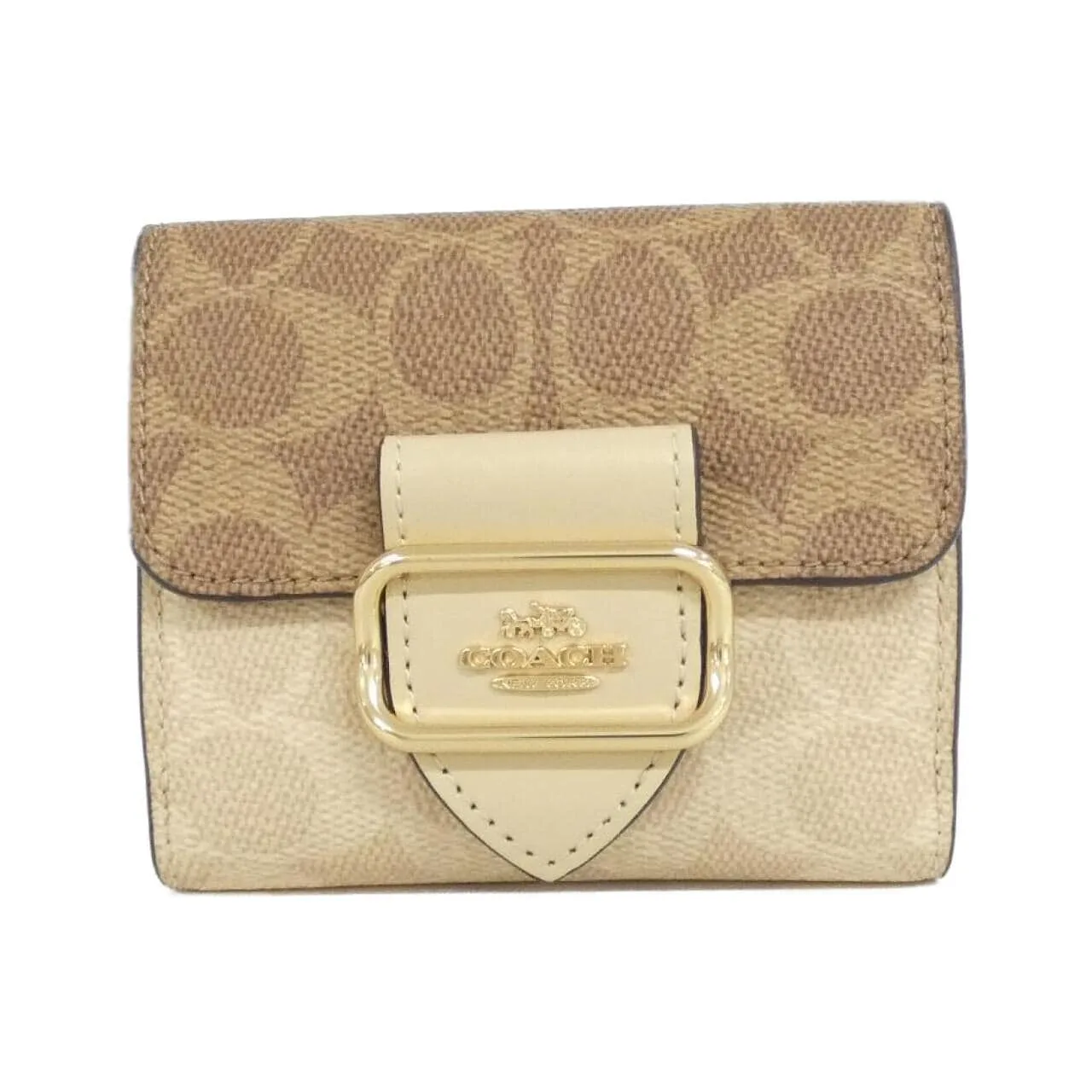 COACH CCQ09 Wallet Canvas Black