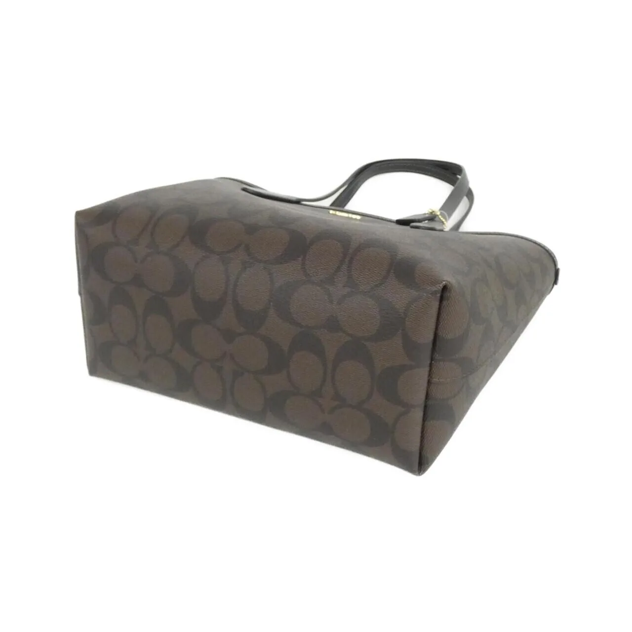 COACH CN733 Handbag Canvas 黑色 帆布 新品 - 縮圖 3