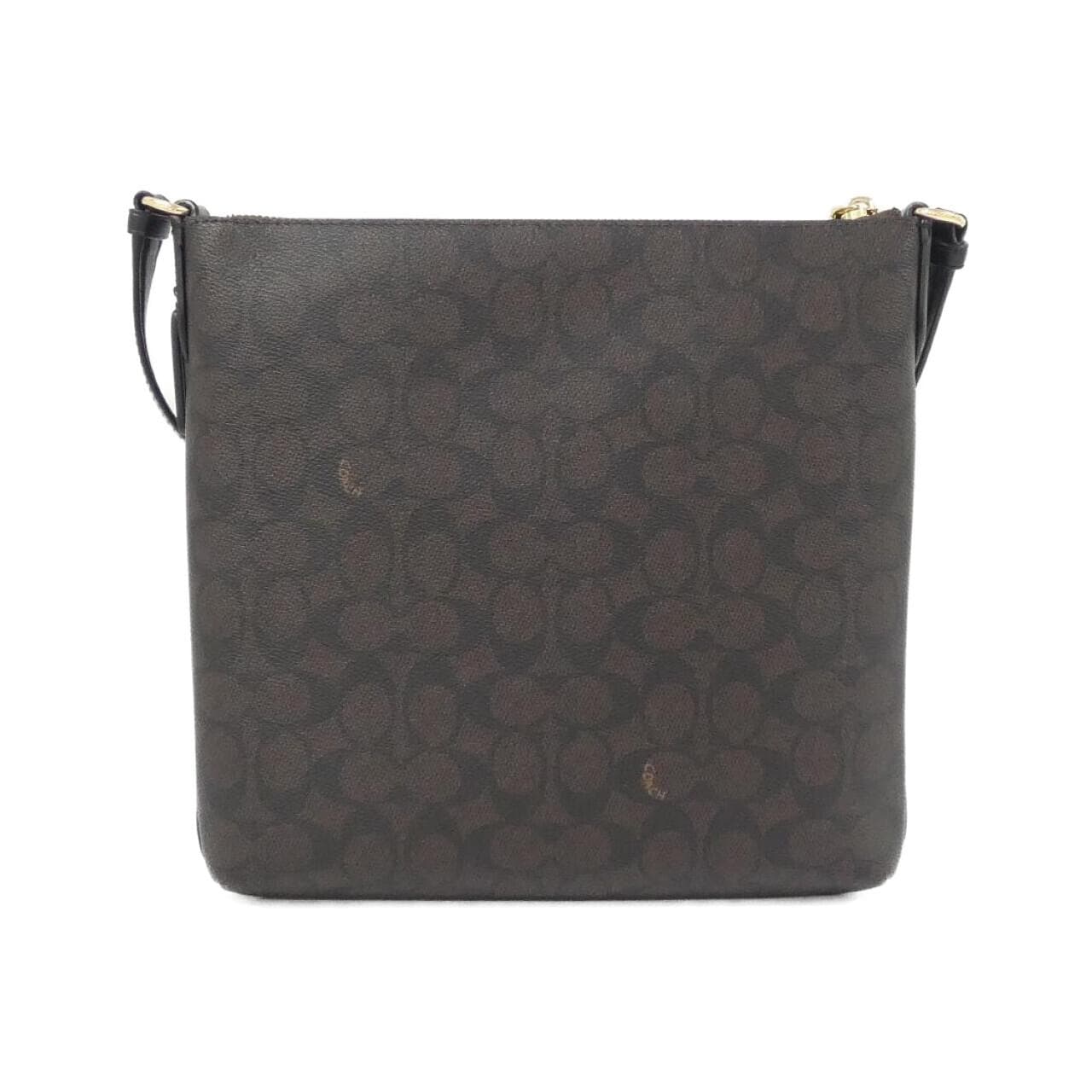 COACH CCQ27 Shoulder Bag Canvas Black Canvas New - Thumbnail 2