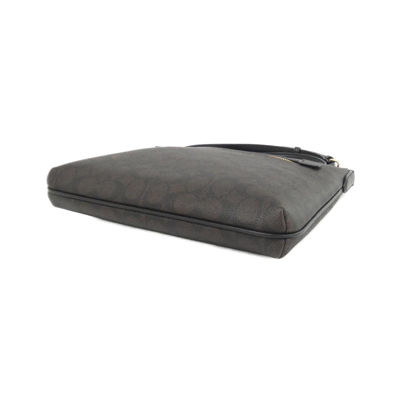 COACH CCQ27 Shoulder Bag Canvas Black Canvas New - Thumbnail 3