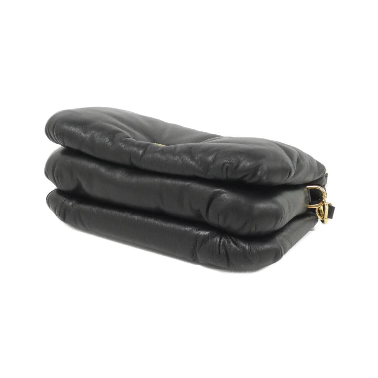 LOEWE A896W56X01 Shoulder Bag Lambskin Black Lambskin - Thumbnail 3