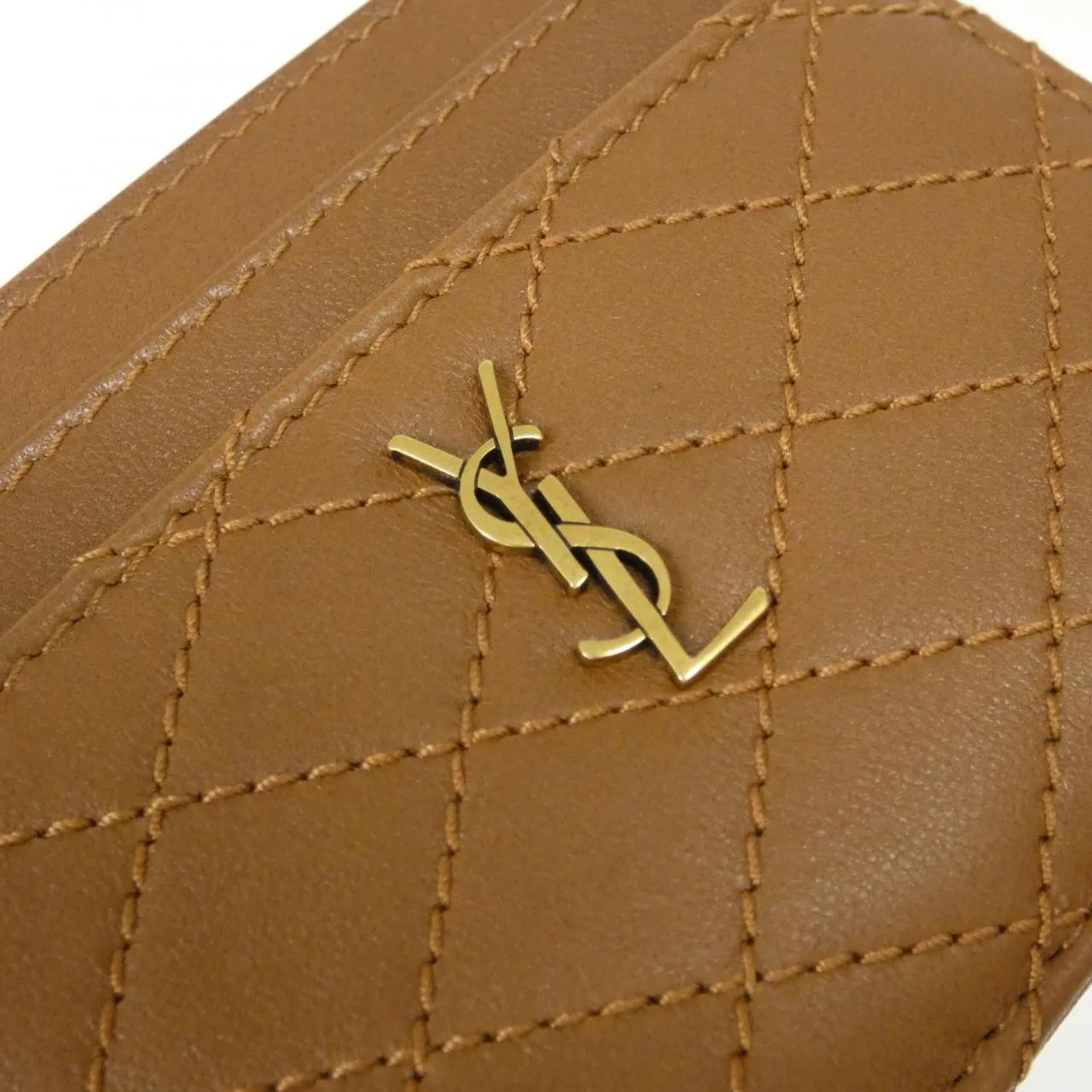 SAINT LAURENT 703219 1EL1W Card Case Lambskin Lambskin New - Thumbnail 3