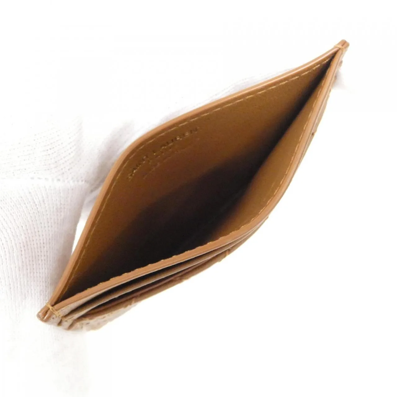 SAINT LAURENT 703219 1EL1W Card Case Lambskin Lambskin New - Thumbnail 4