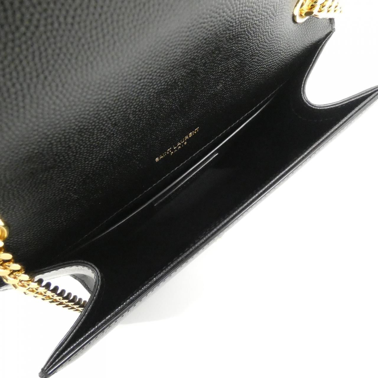SAINT LAURENT Kate 474366 BOW0J Shoulder Bag Black New - Thumbnail 6