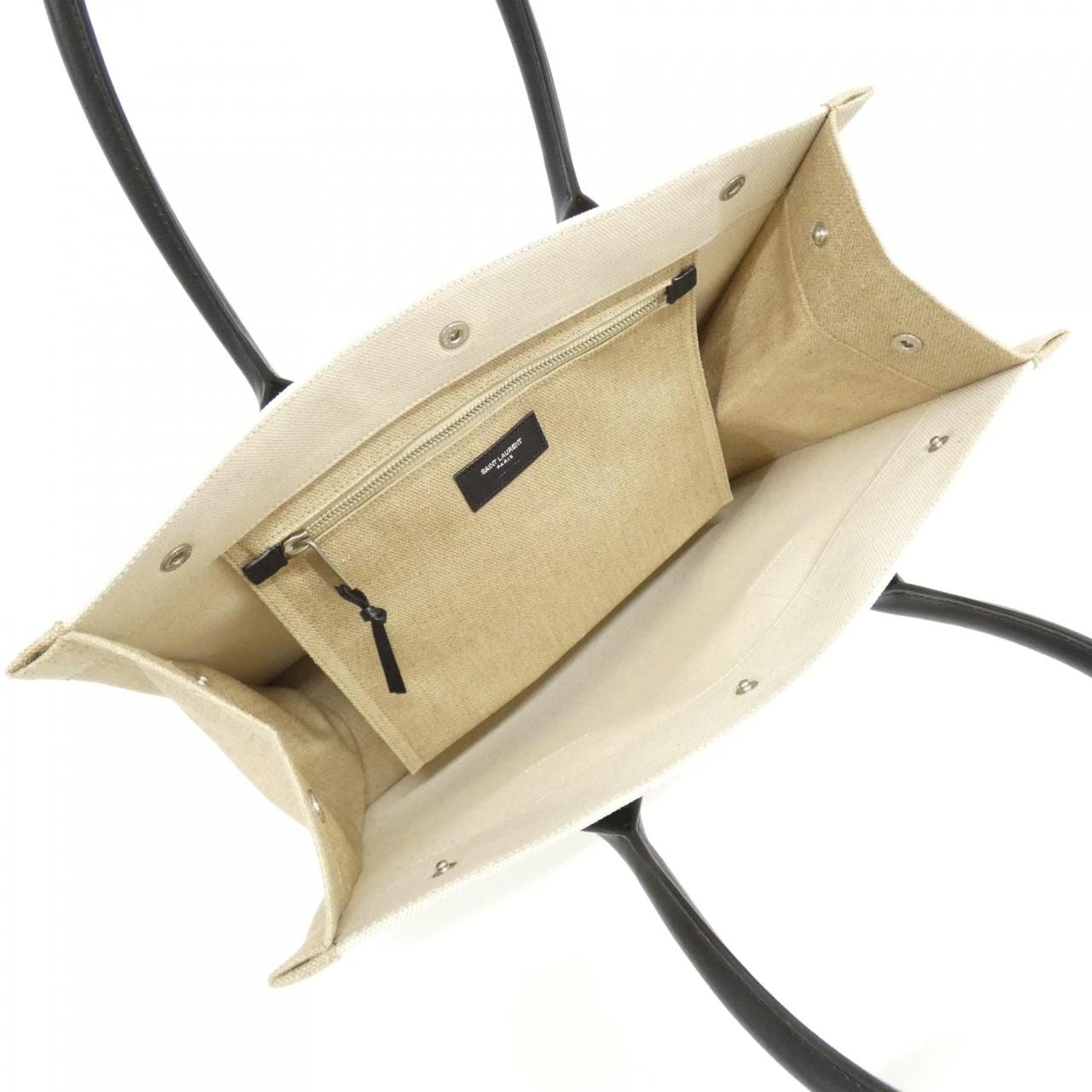 SAINT LAURENT 617481 FAAVU Bag Cotton Cotton New - Thumbnail 6